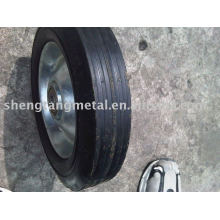 rubber solid wheel